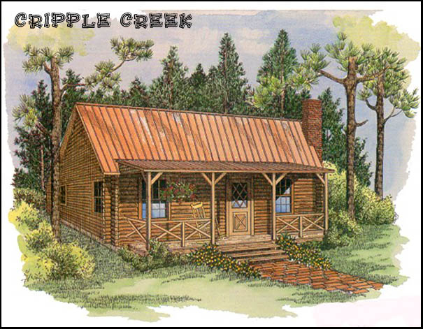 Cripple Creek Cypress Log Cabin​