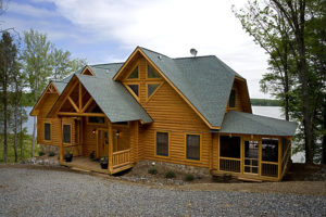 Custom Yellowstone Cypress Log Home 2