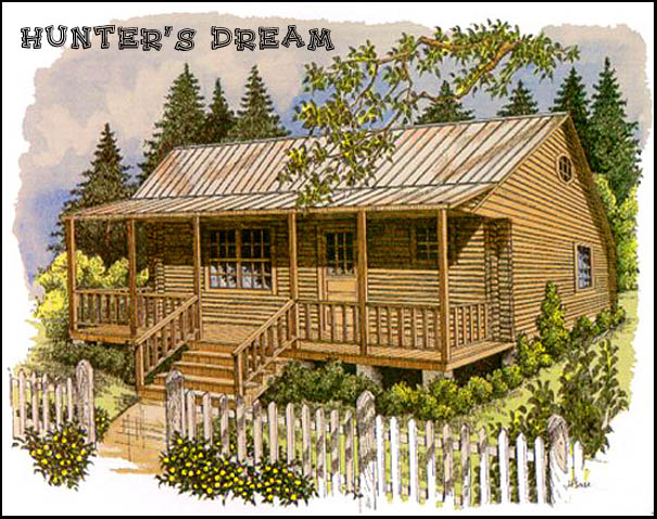 Hunter's Dream Cypress Log Home Cabin