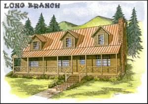 Long Branch Cypress Log Homes Builder