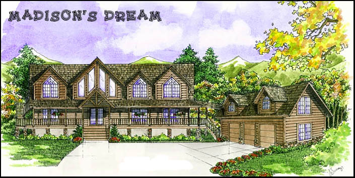 Madison's Dream Cypress Log Homes Builder
